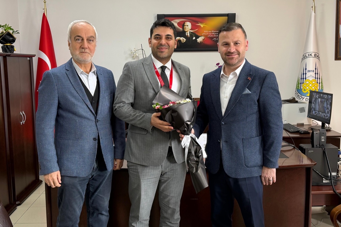 14 Mart Tıp Bayramı dolayısıyla ilçemizde fedakârca görev yapan Başta Hastanemizin Başhekimi Emre Aygün ve değerli sağlık çalışanlarımızı ziyaret ettik.