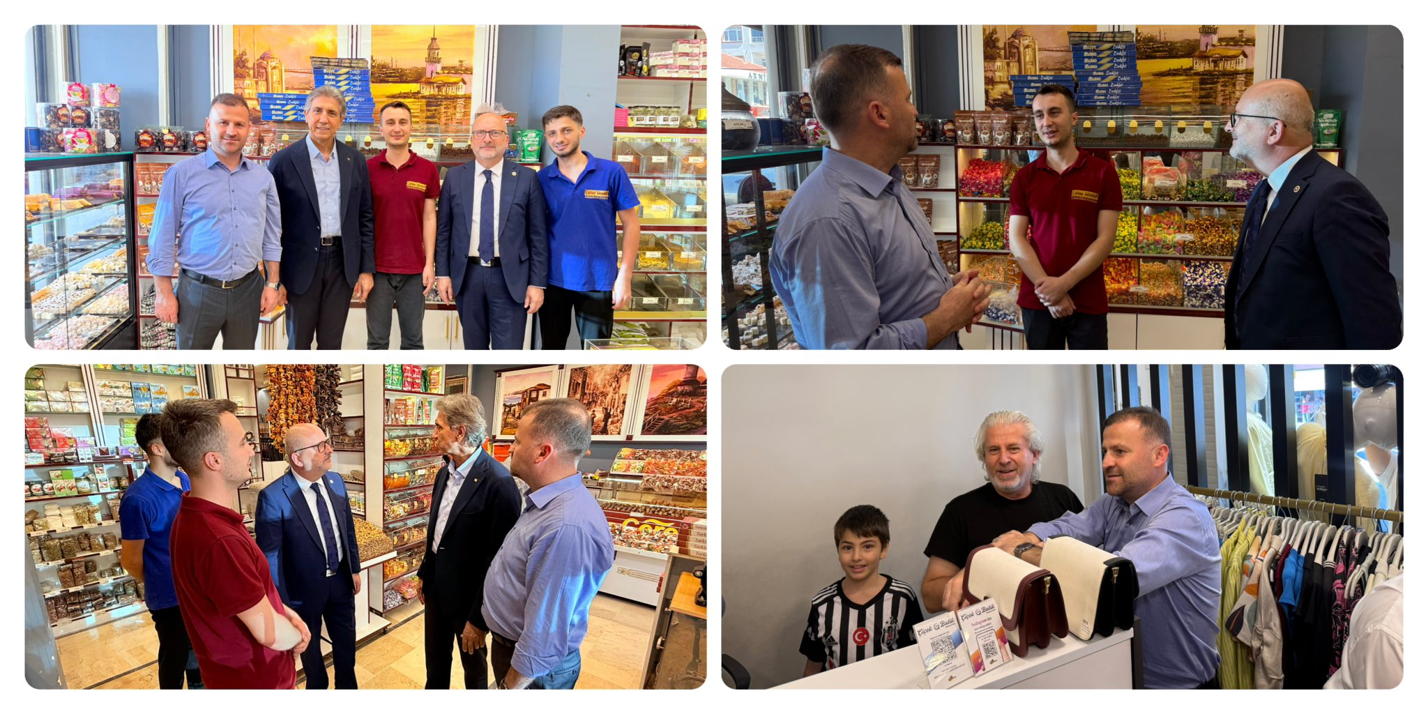 Genel Başkan Yardımcımız Mustafa Demir ve İstanbul milletvekilimiz Oğuz üçüncü esnaf ziyareti