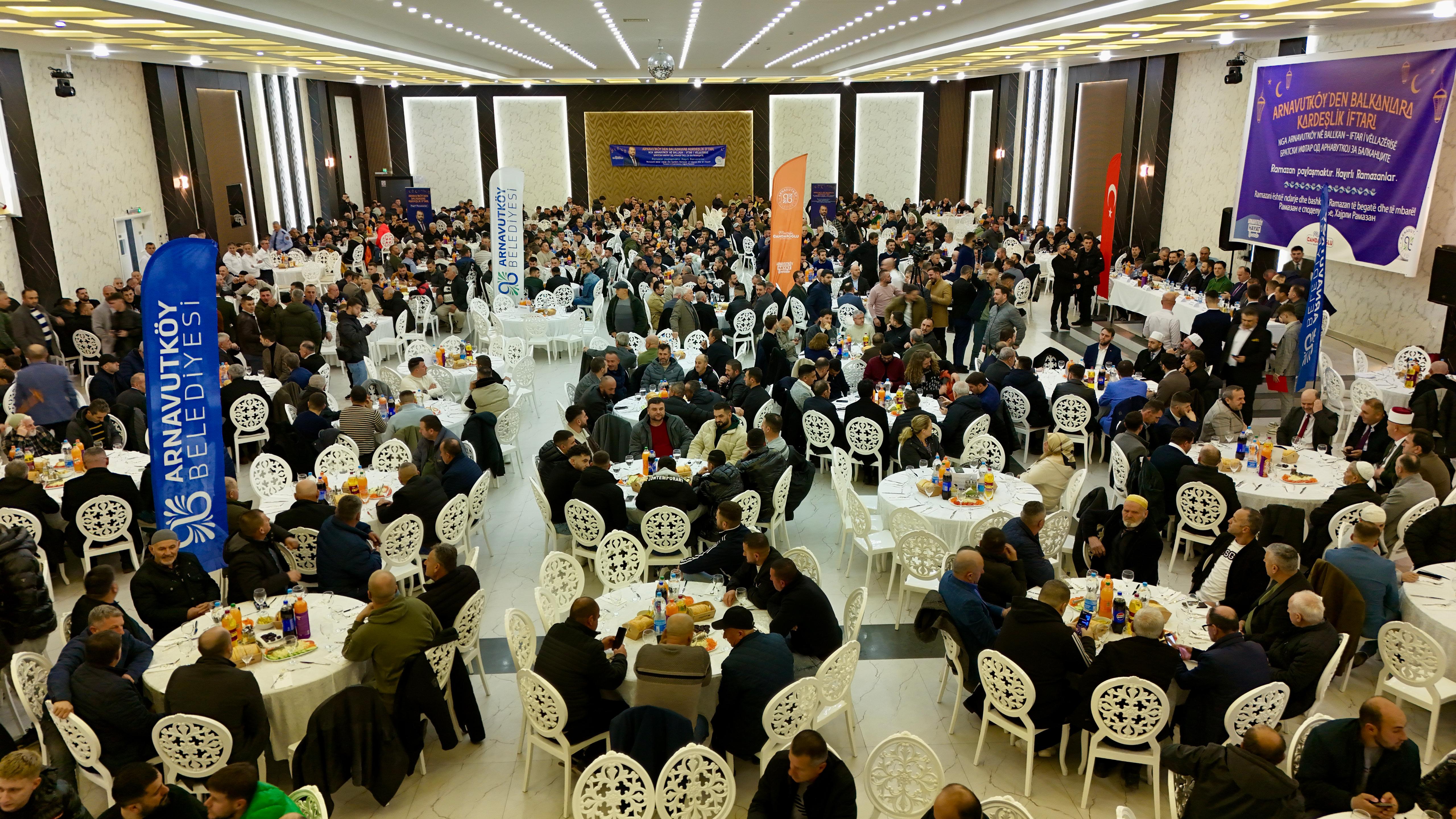 Üsküp Lazani Köyü’nde Belediyemizin kurduğu iftar soframız